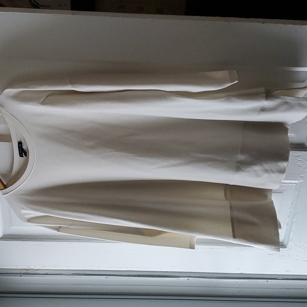 Eileen Fisher Ivory tunic top XL